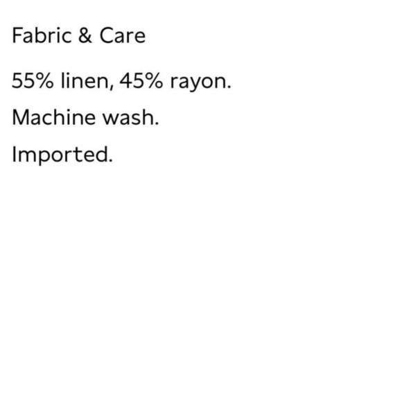 NWT! Banana Republic Navy Linen-Blend Easy Crop Pant - Size Medium💛 - Picture 7 of 7